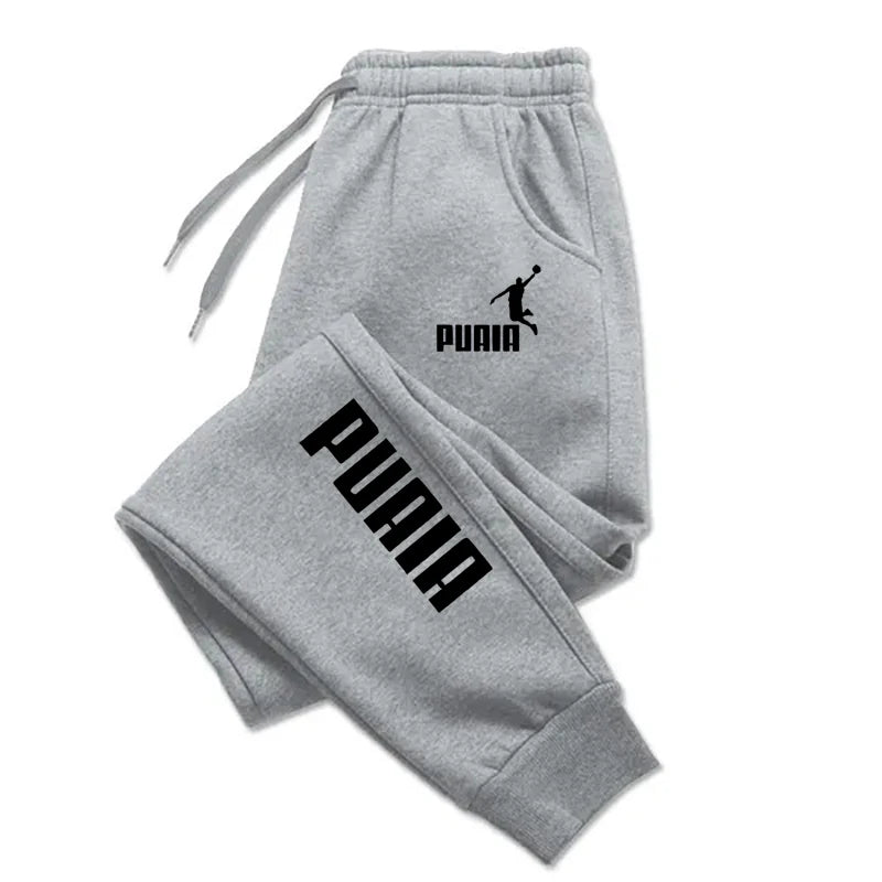 Pantalones estampados para hombre, ropa deportiva para correr, Fitness, correr, ropa de calle Harajuku, novedad de Otoño/Invierno 2024