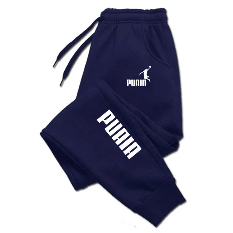 Pantalones estampados para hombre, ropa deportiva para correr, Fitness, correr, ropa de calle Harajuku, novedad de Otoño/Invierno 2024