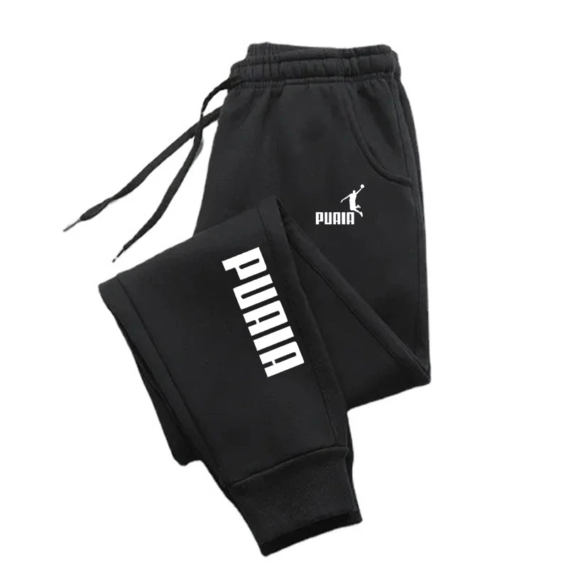 Pantalones estampados para hombre, ropa deportiva para correr, Fitness, correr, ropa de calle Harajuku, novedad de Otoño/Invierno 2024